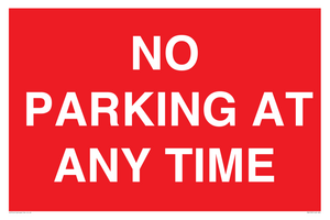 NO PARKING AT ANY TIME
